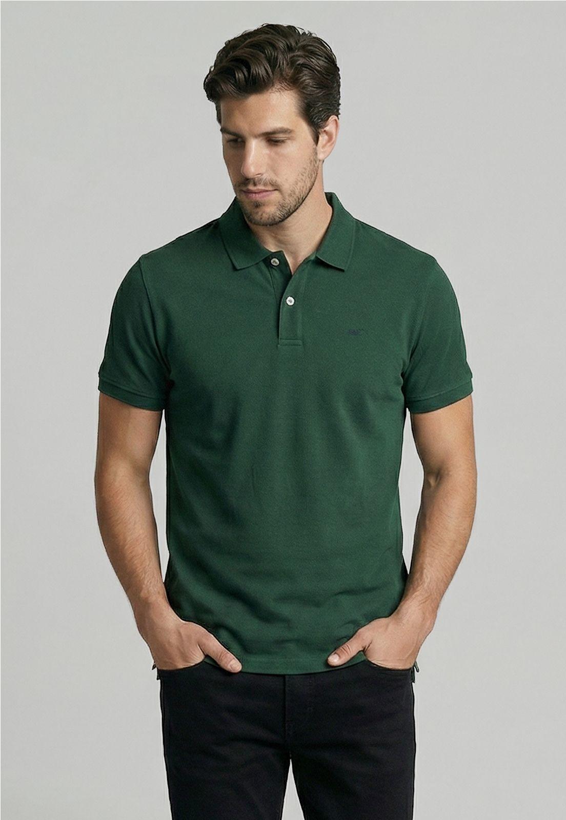 Polera Básica Pique Green-0