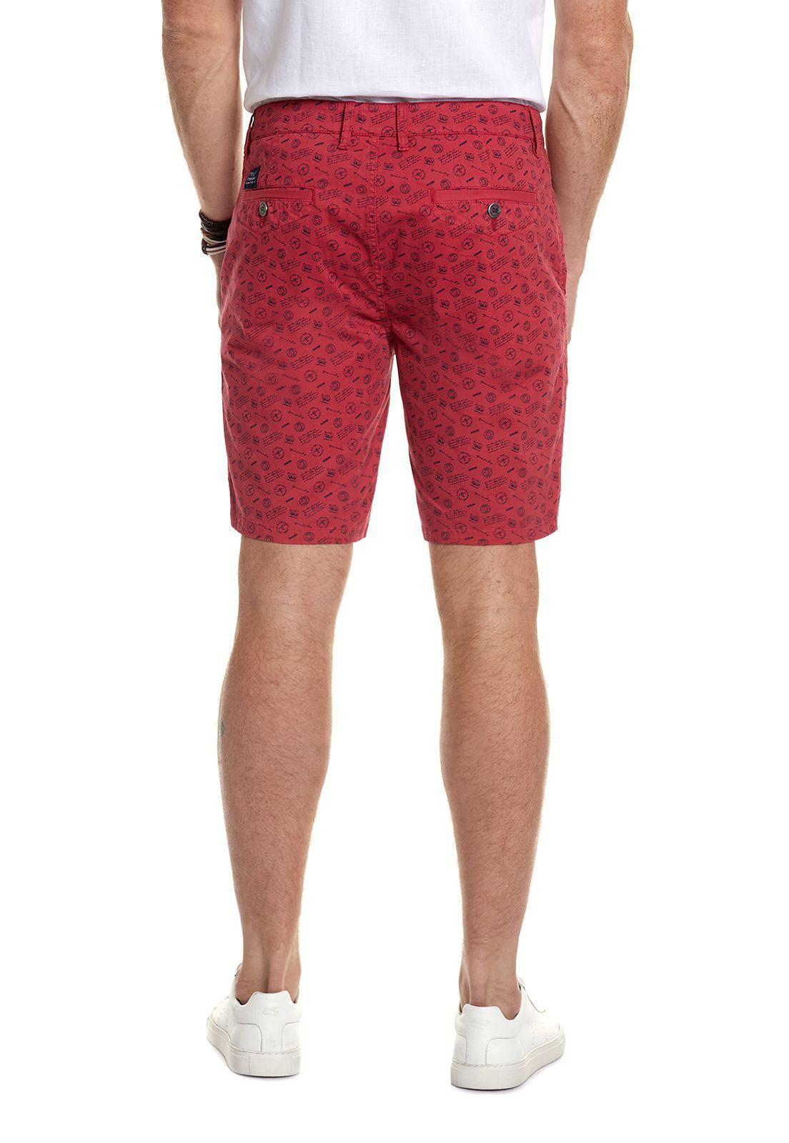 Bermuda Estampado Fj Red-2
