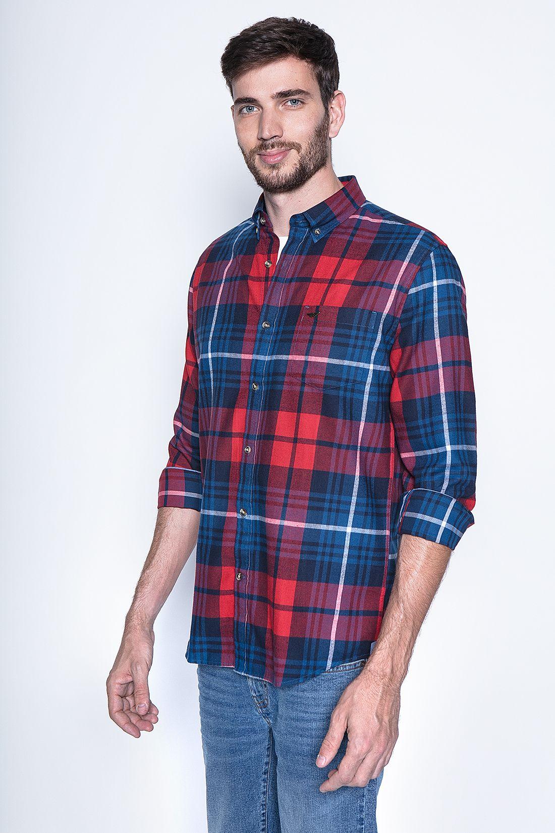 Camisa Cuadro Texas Fj Red-2