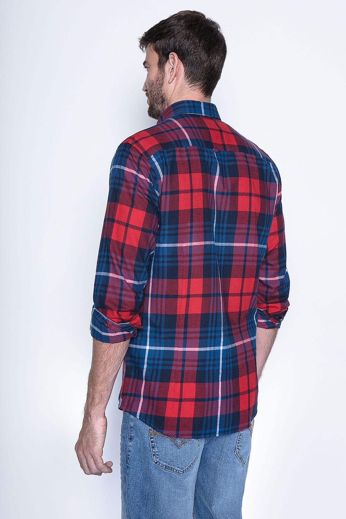 Camisa Cuadro Texas Fj Red-1
