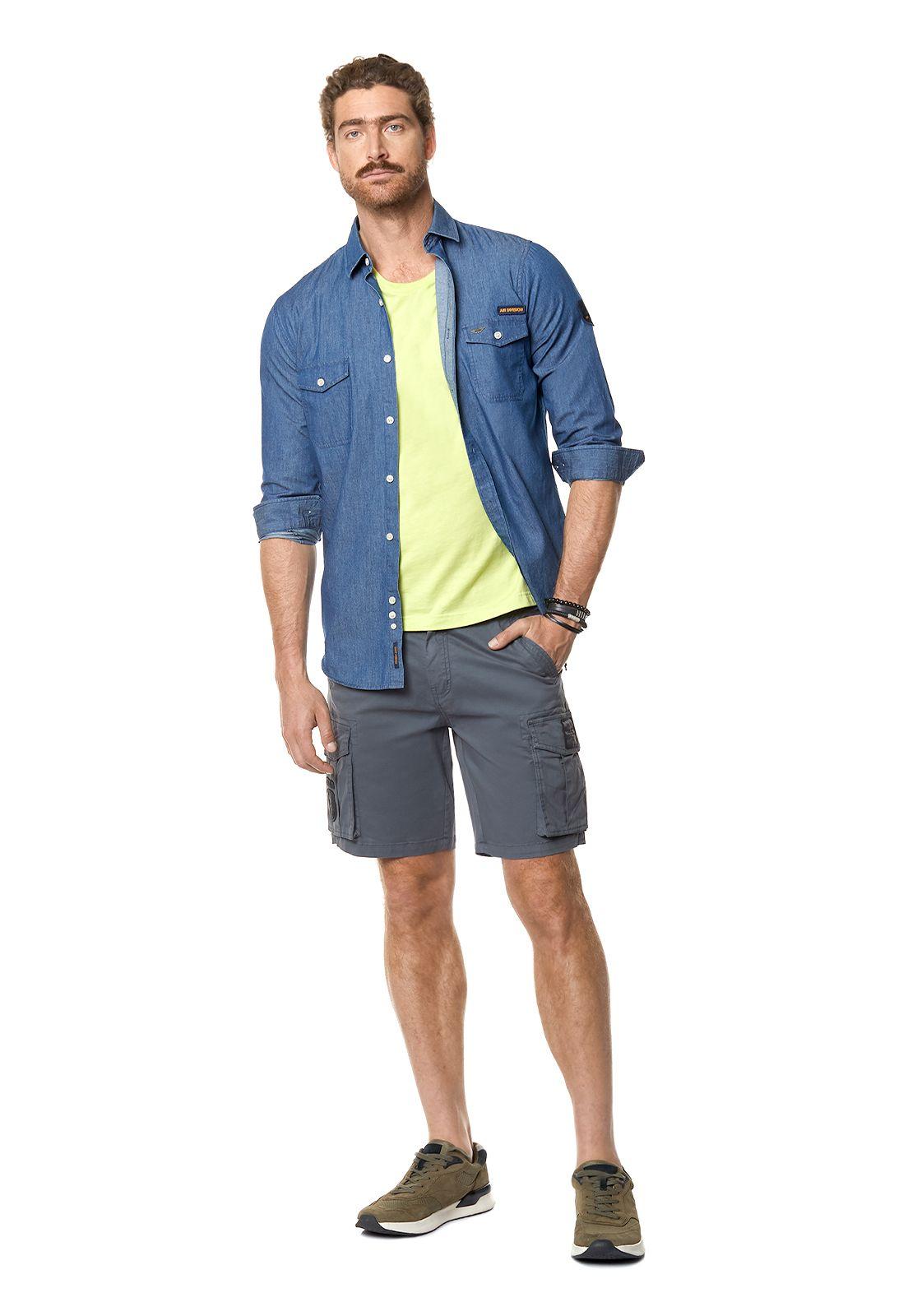 Camisa Safari Fj Blue-1
