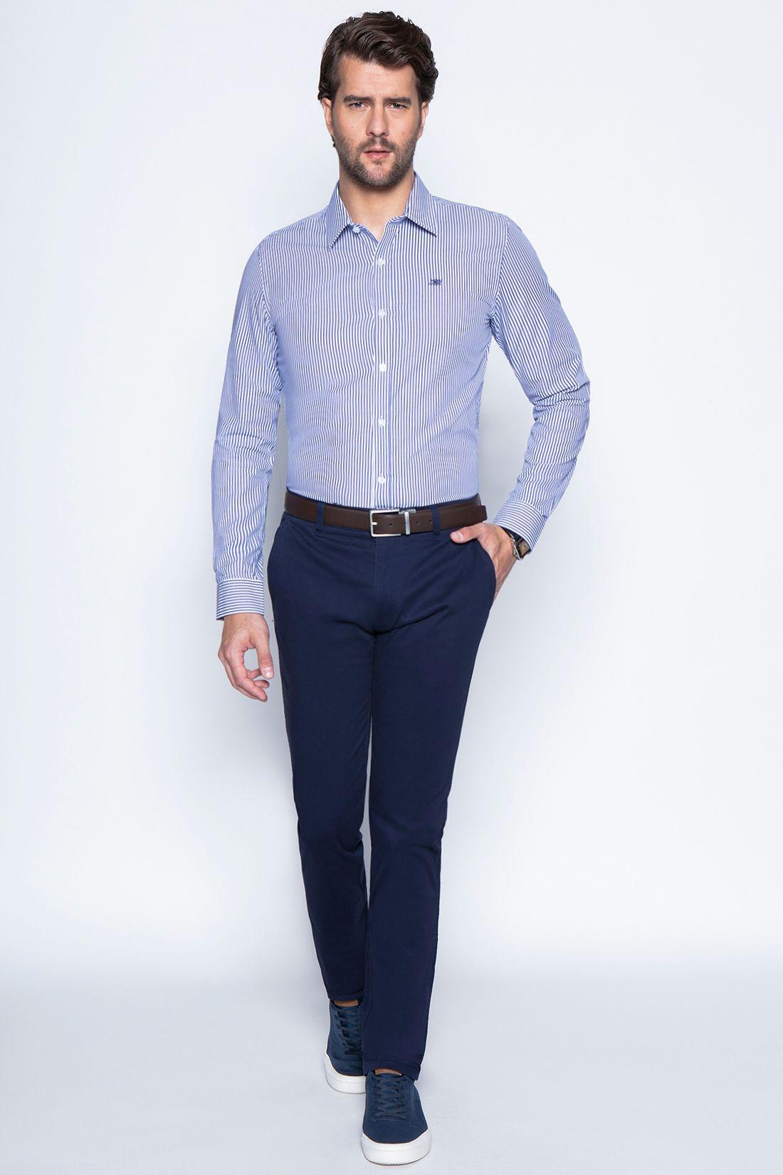 Camisa Lincoln Navy-2