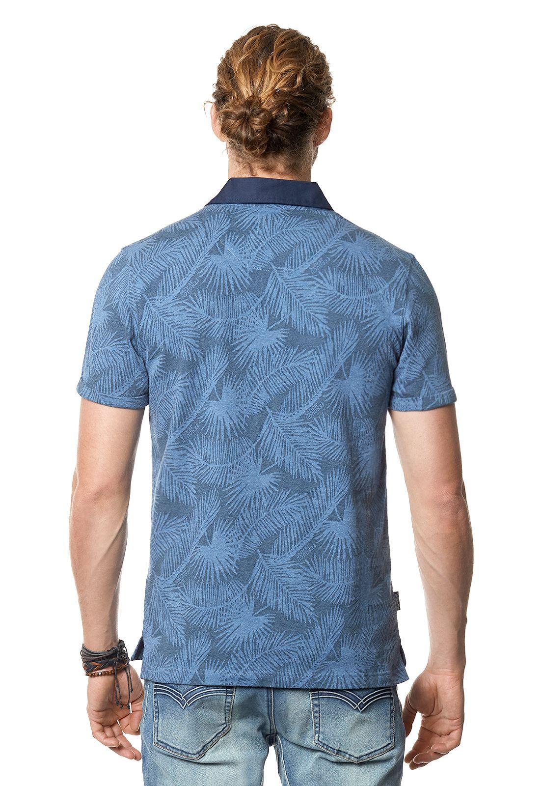 Polera Polo Mississippi Blue Melange-2