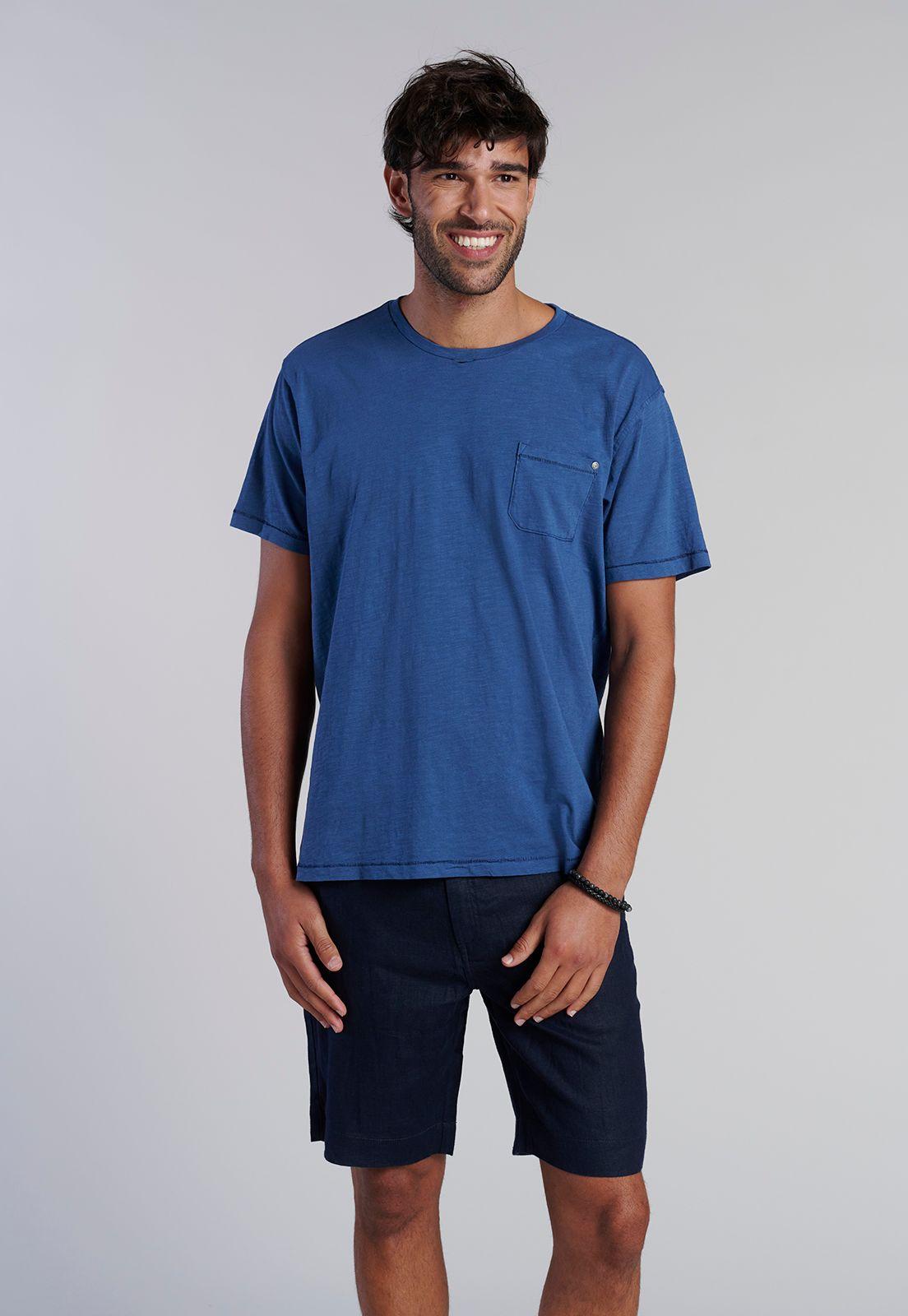 Polera Bolsillo Boston Navy-0