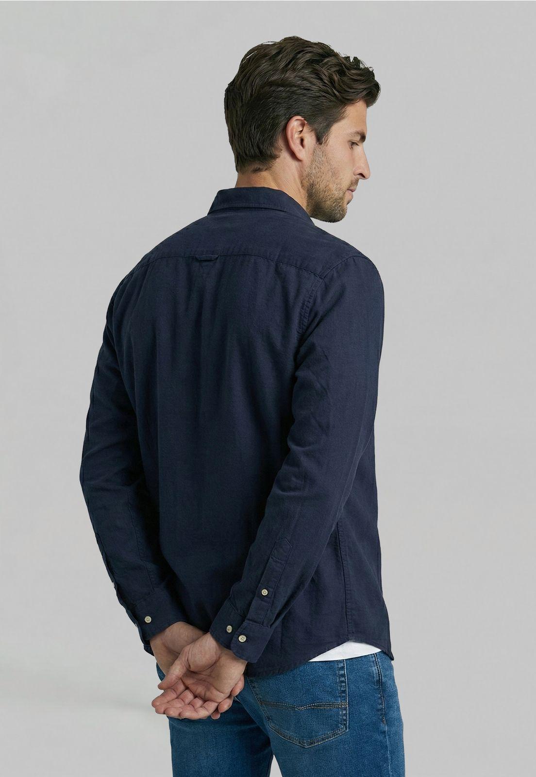 Camisa Smart Casual Coventry Navy-3