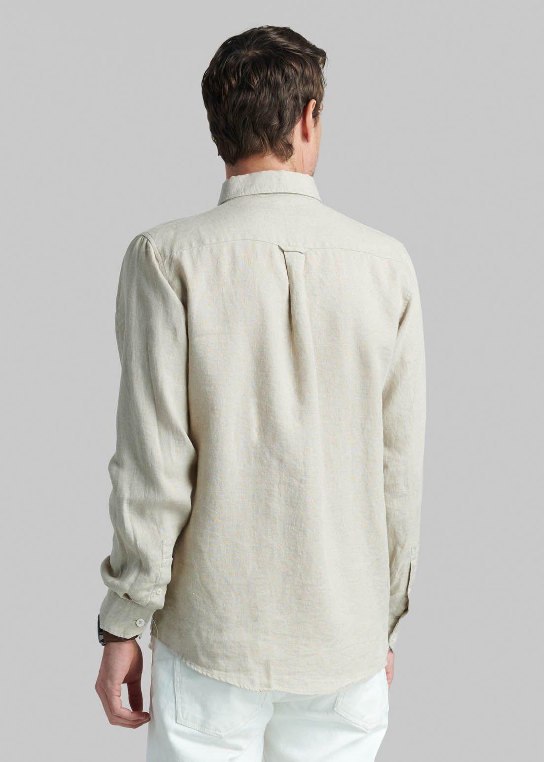 Camisa Lino Green Bay Beige-3