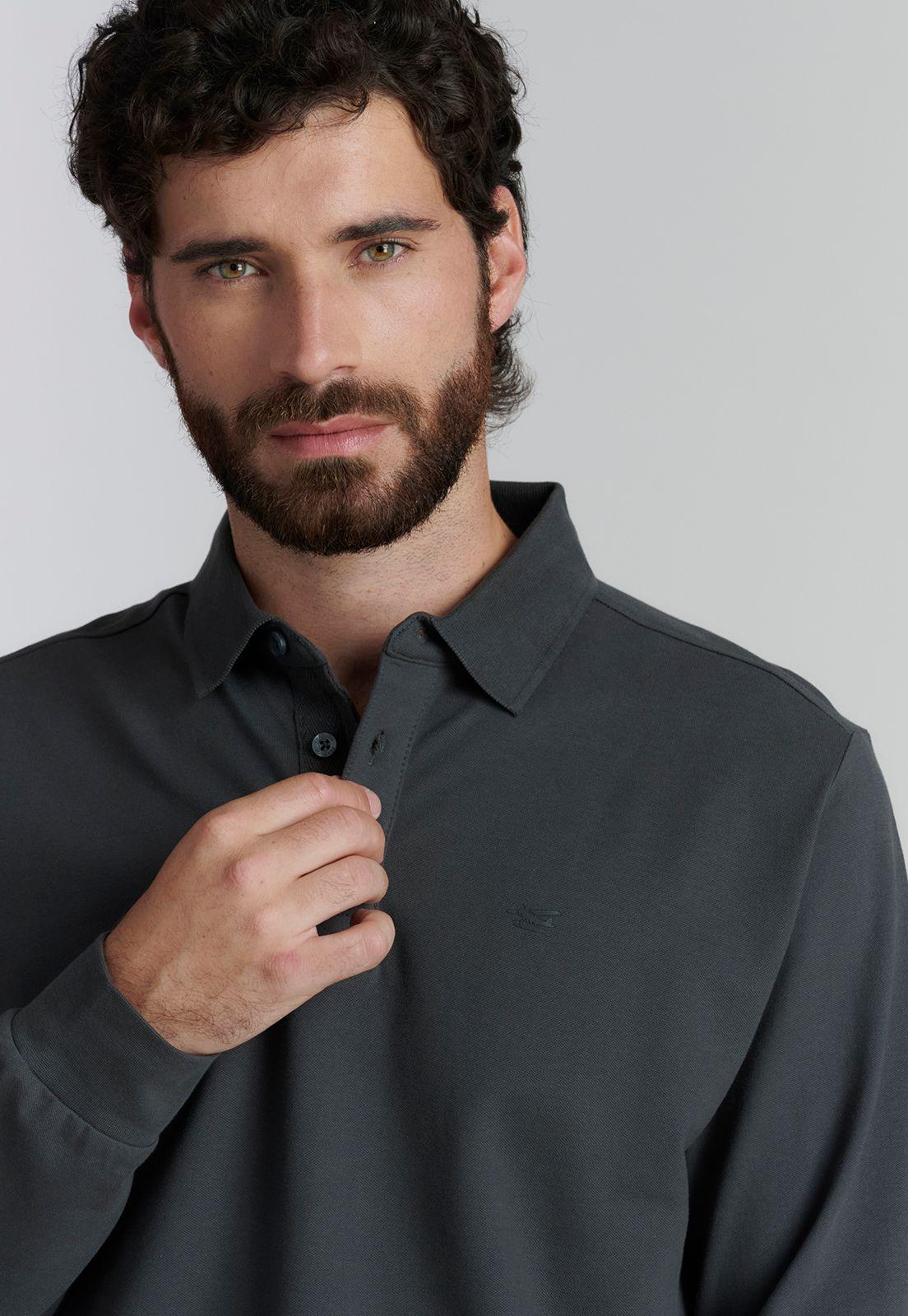 Polera Básica Dakota Fr Graphite-2