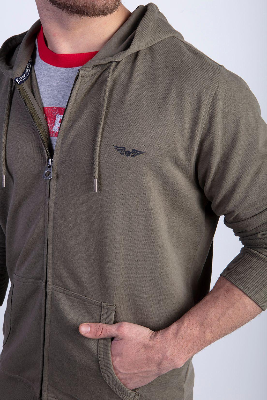 Polerón Full Zipper Military-3