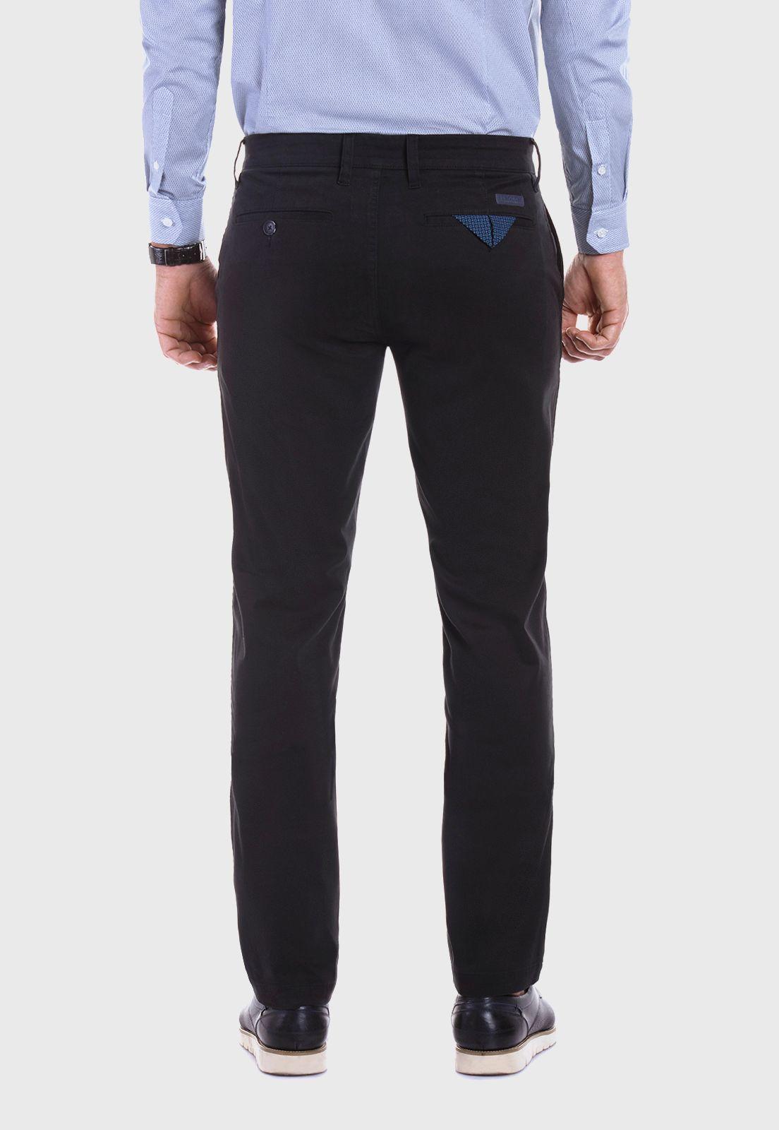 Pantalón Twill Slim /33 Black-2