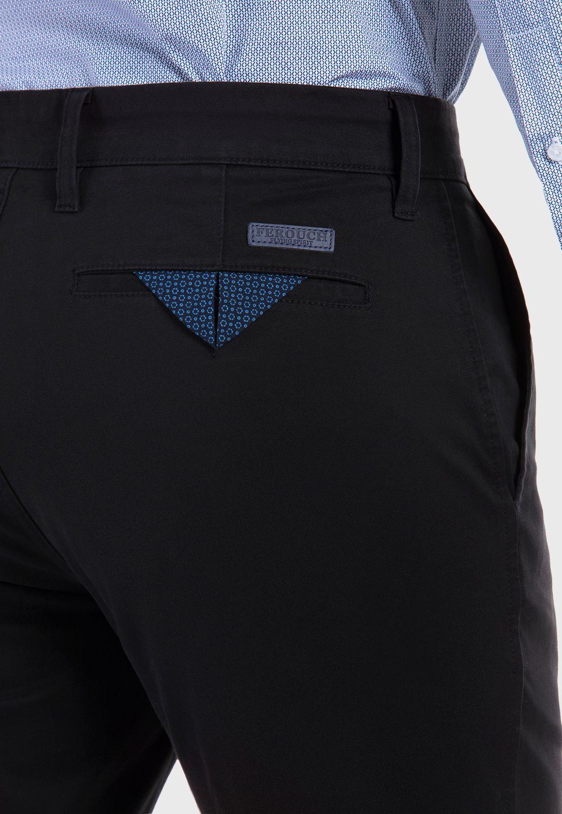 Pantalón Twill Slim /33 Black-3