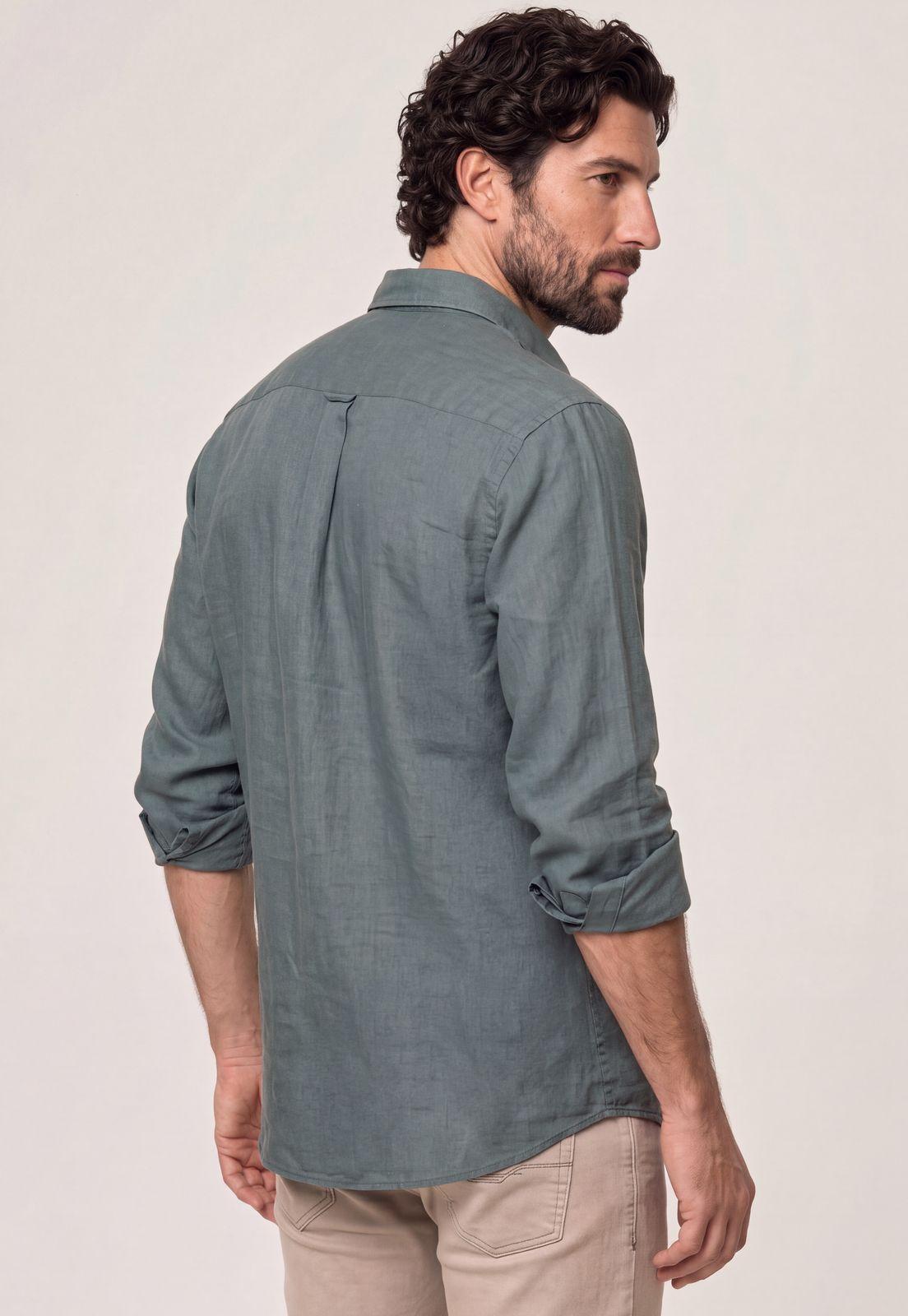 Camisa Lino Green Bay River-2