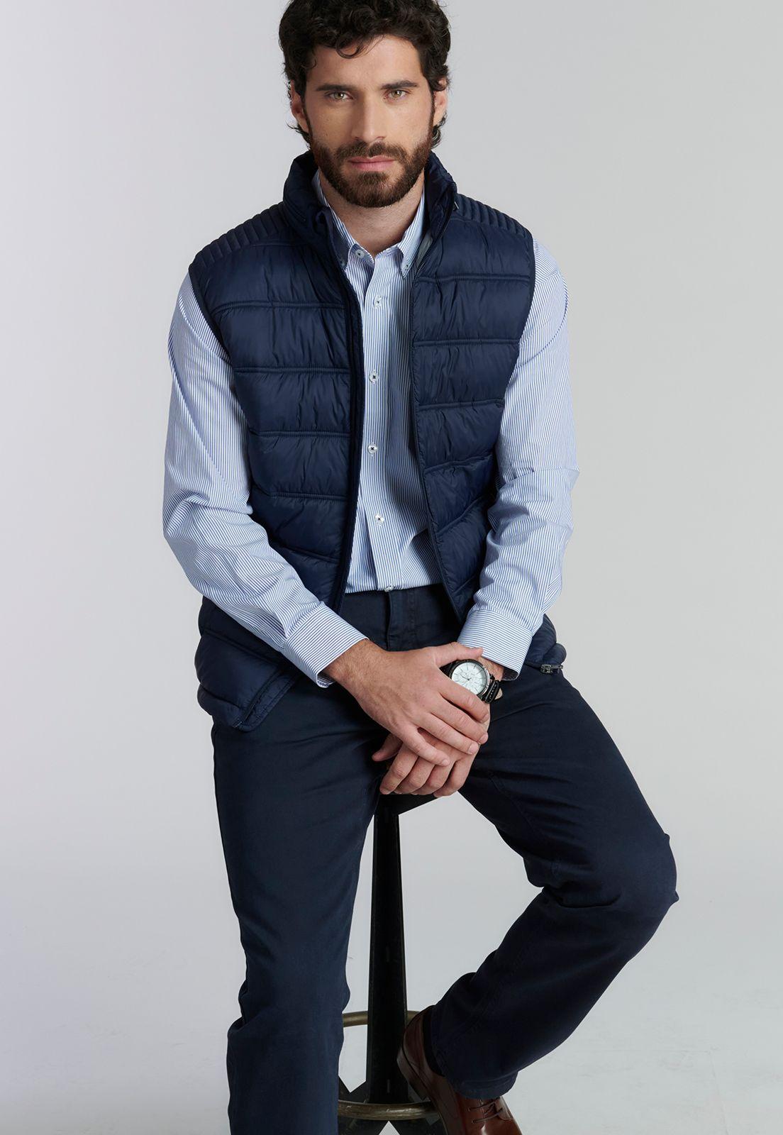 Camisa Chicago Smart Casual Navy-4