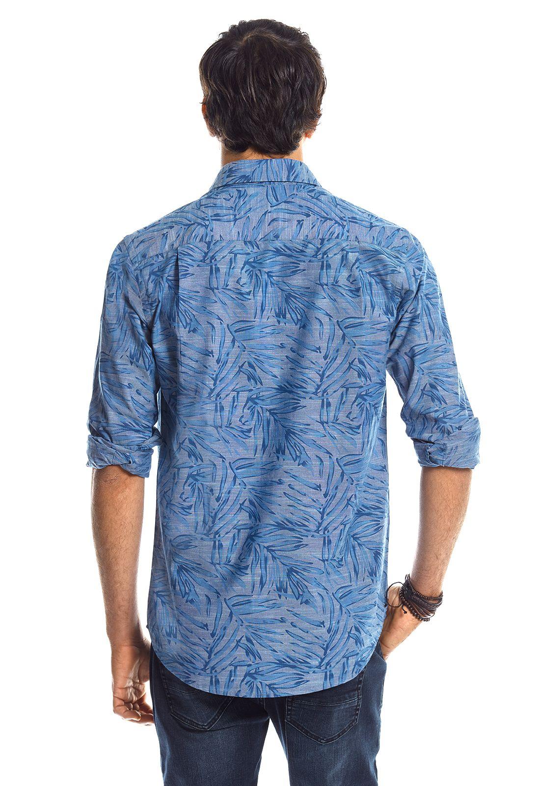 Camisa Estampada Arizona Fj Blue-2
