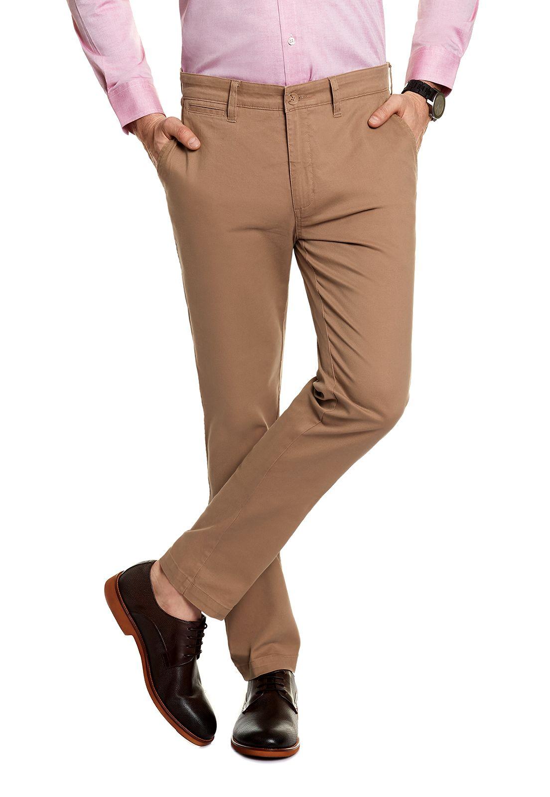 Pantalón Twill Slim /33 Almond-0