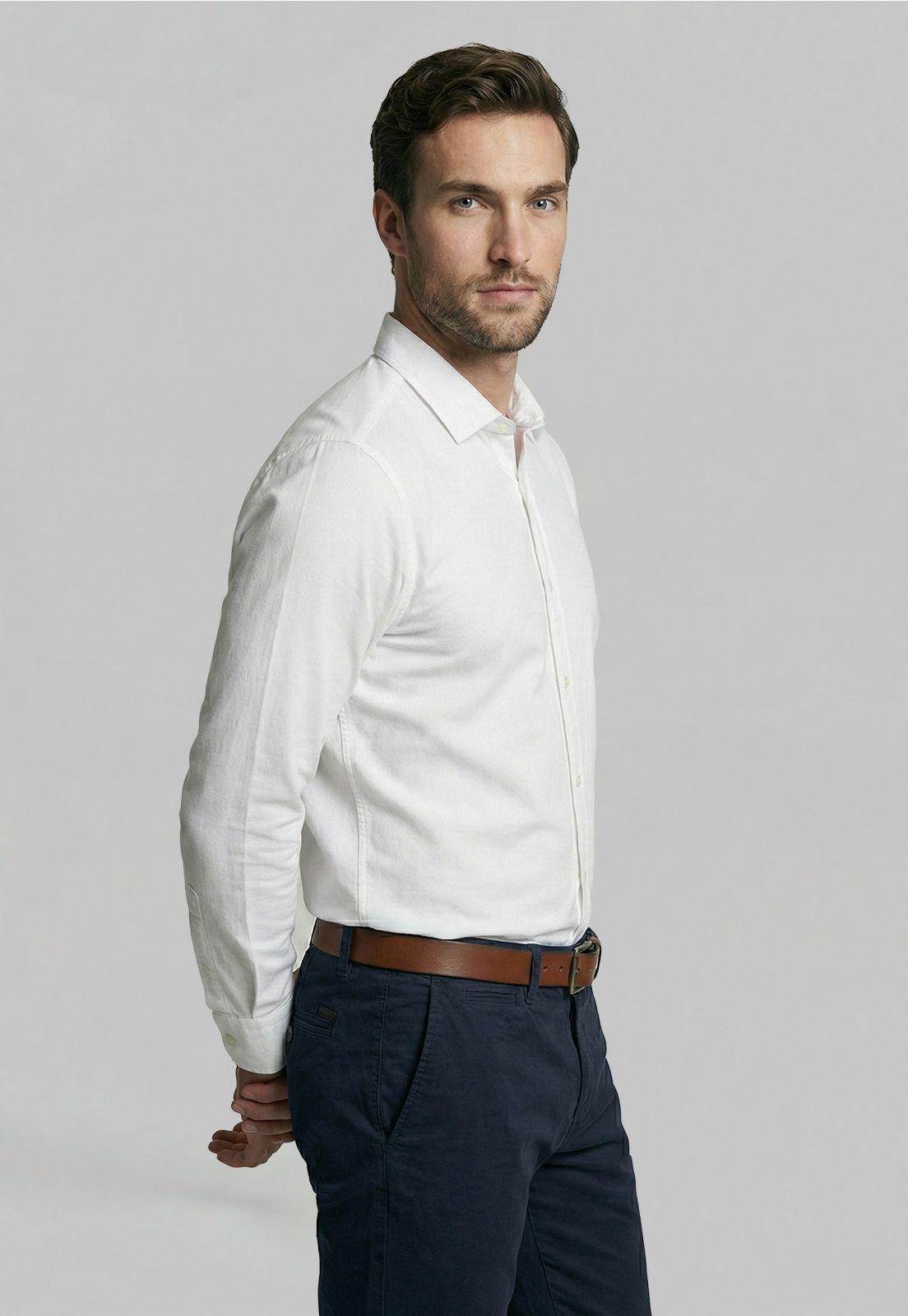 Camisa Smart Casual Coventry White-2