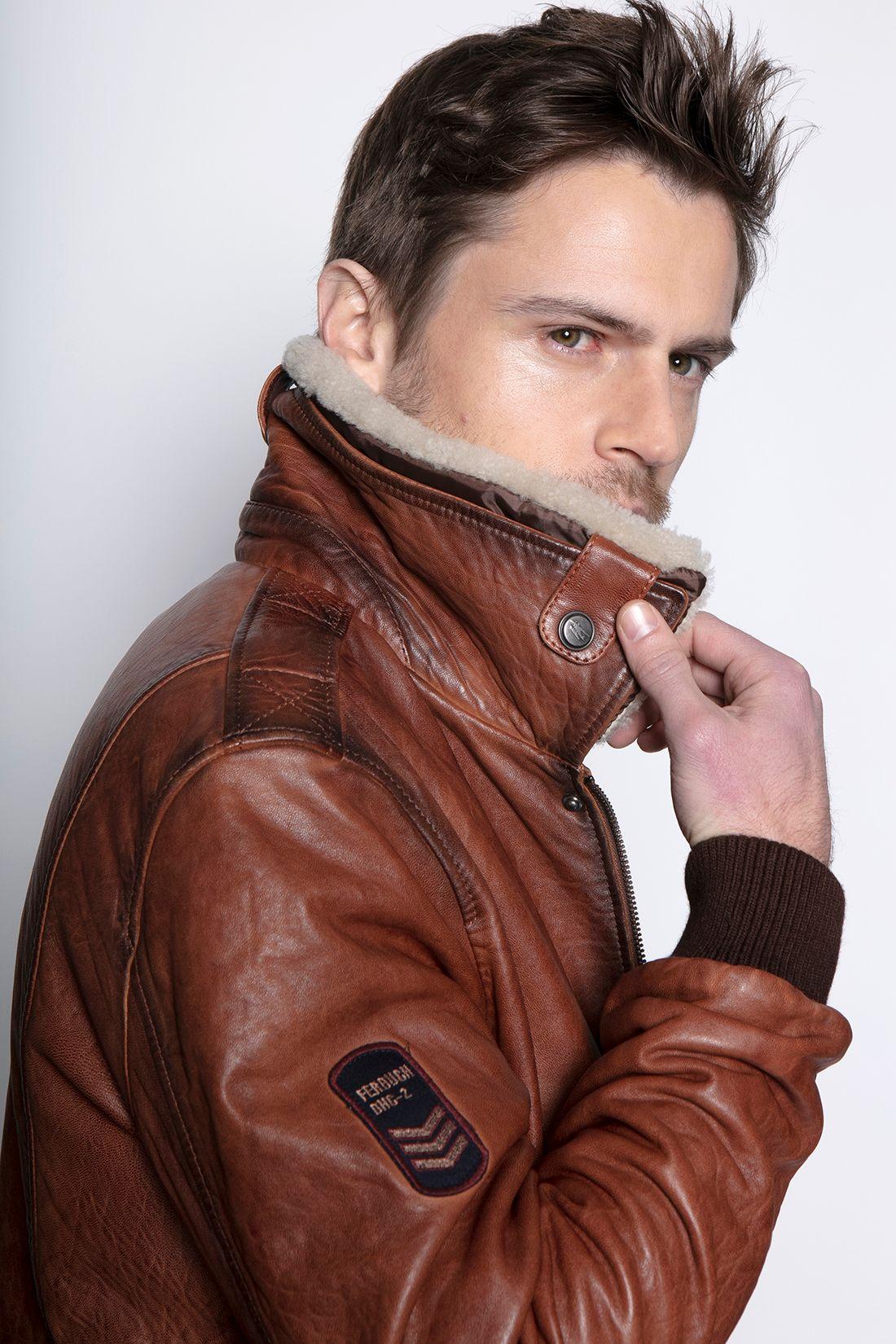 Chaqueta Pilot Brown Arkansas-5