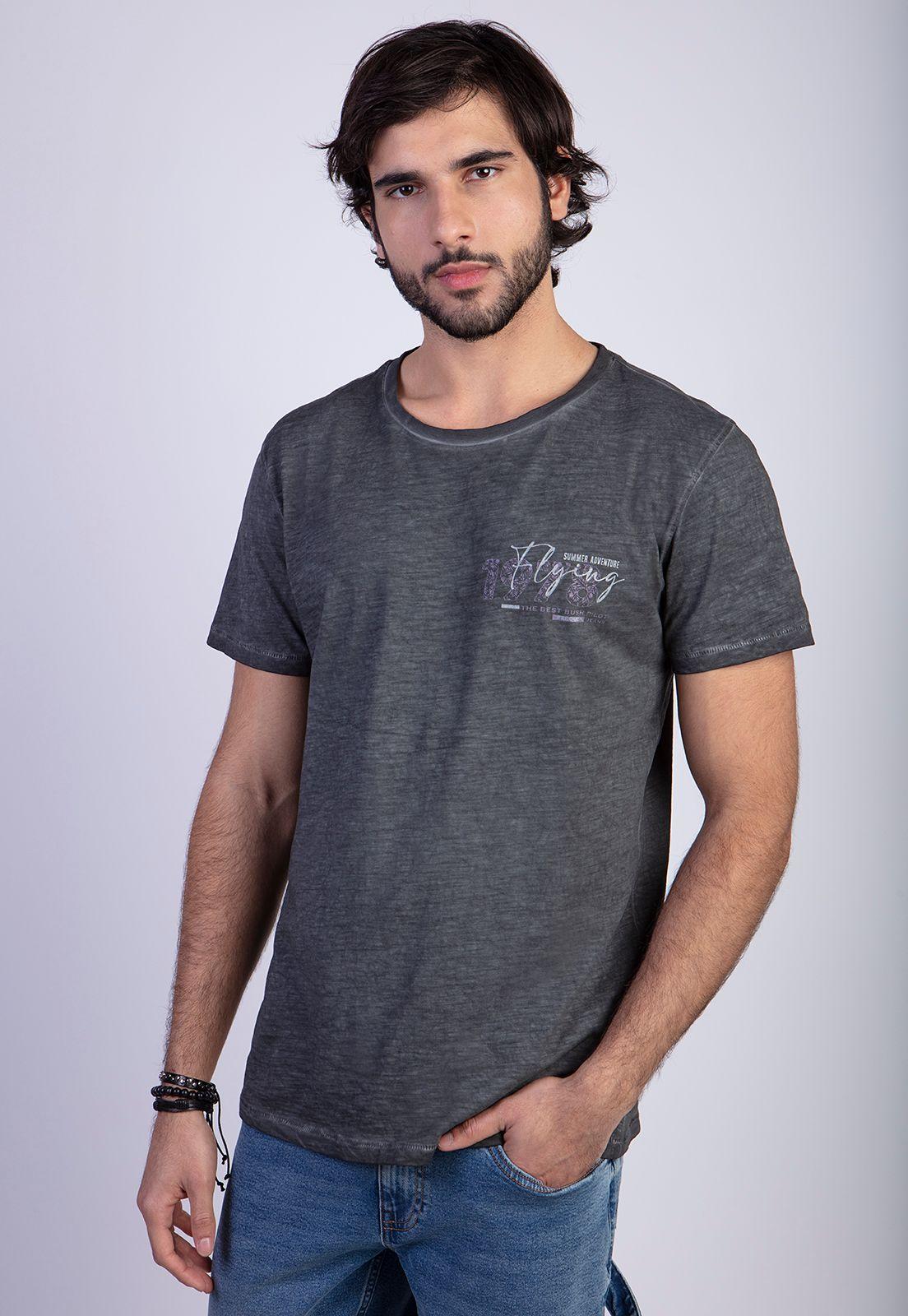 Polera Dirty Wash New York Black-0