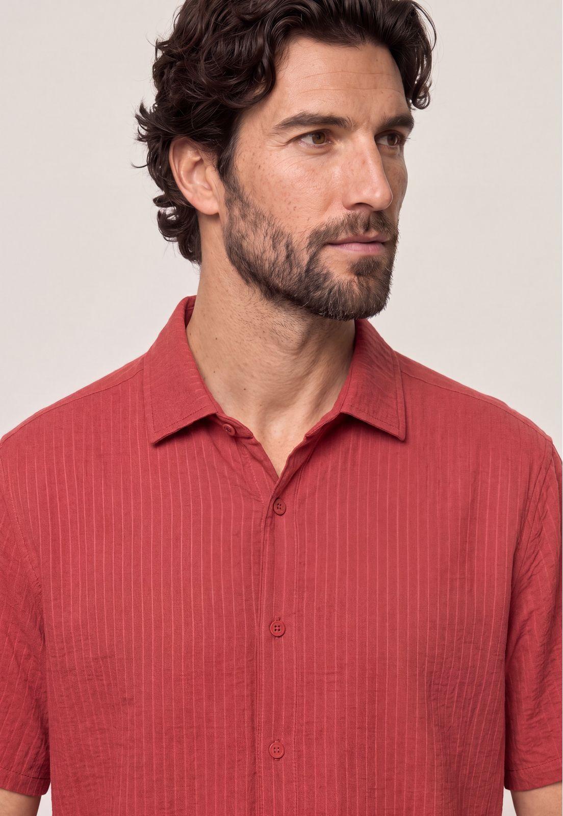 Camisa Cabot Terracota-3