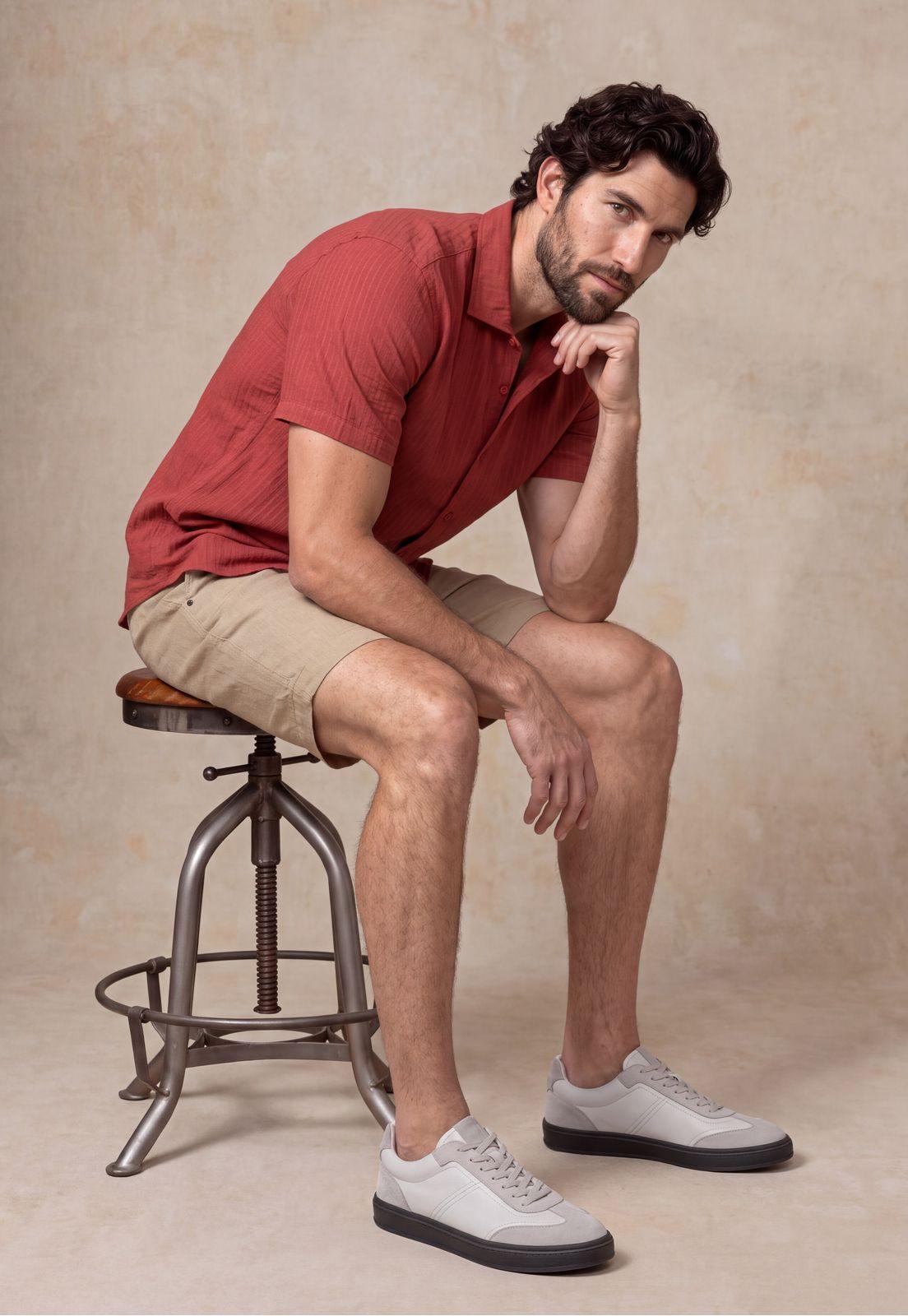 Camisa Cabot Terracota-4