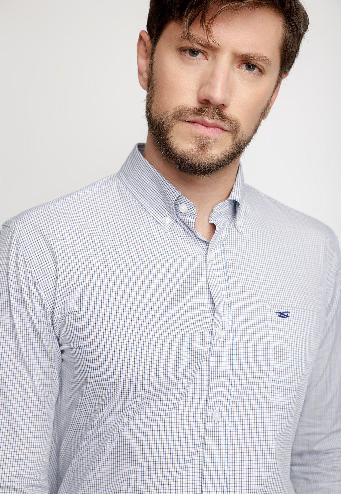 Camisa Smart Casual Parma Coffe-2