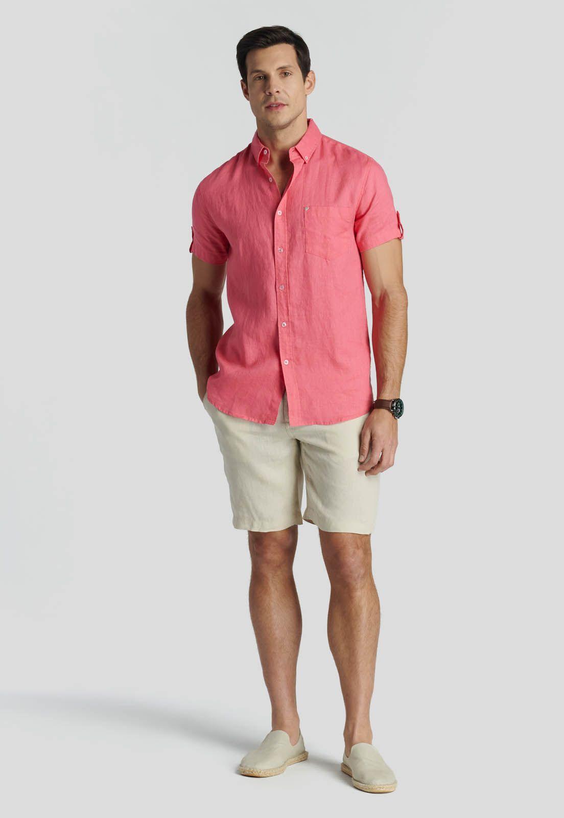 Camisa  Colchester Heritage Coral-1