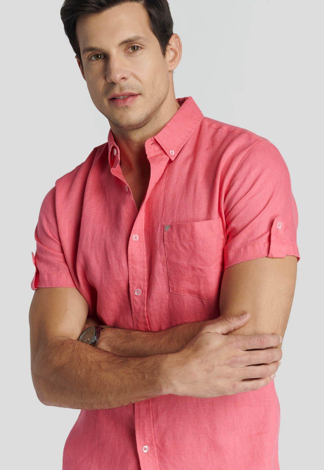 Camisa  Colchester Heritage Coral-2