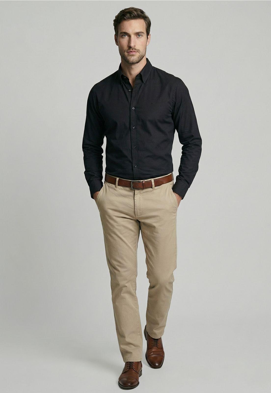 Camisa Slim Dublin Black-1