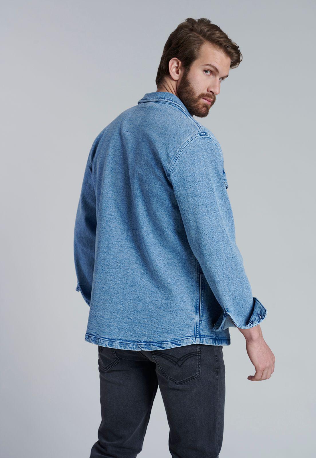 Overshirt Denim Fj Blue-3