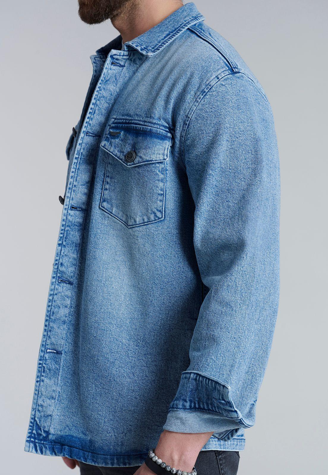 Overshirt Denim Fj Blue-4