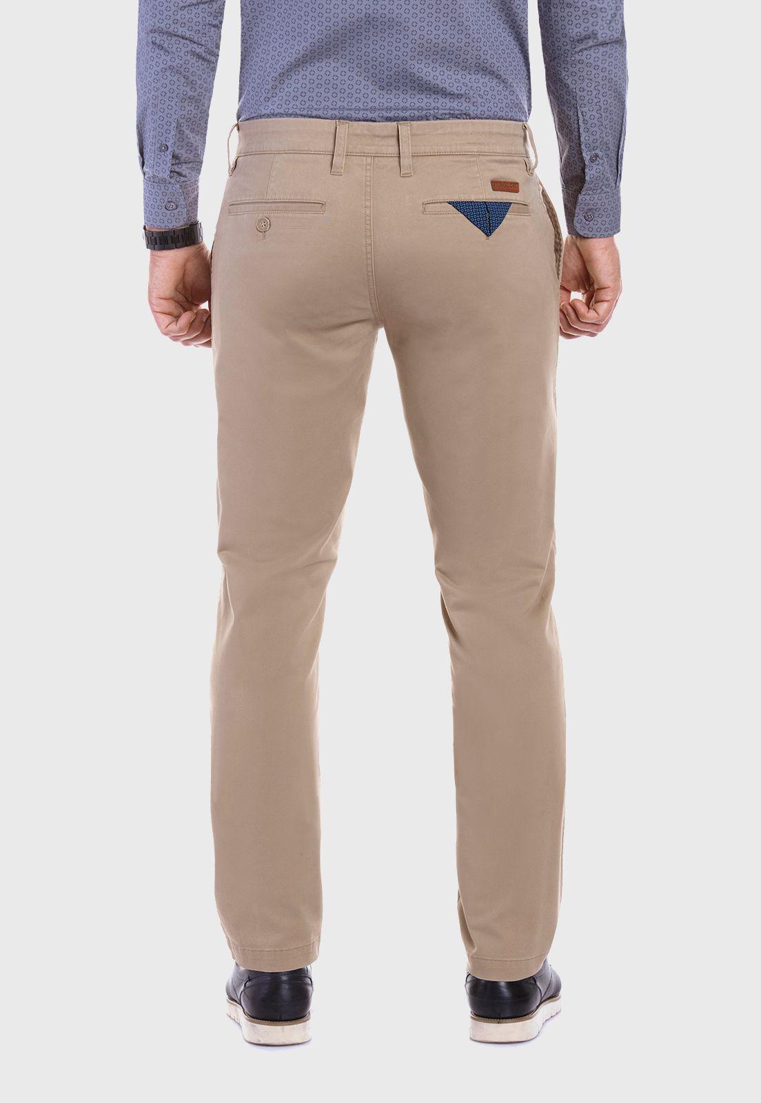 Pantalón Twill Slim /31 Khaki-2