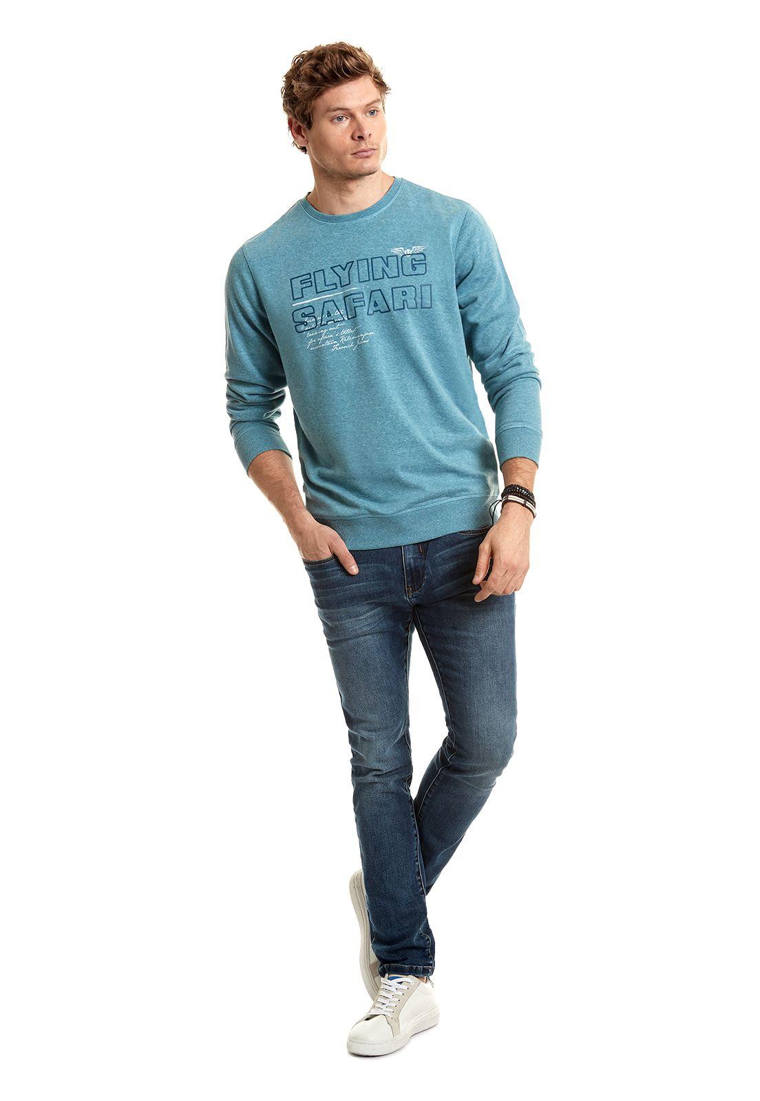 Polera Manga Larga Wyoming Petroleum Melange-1