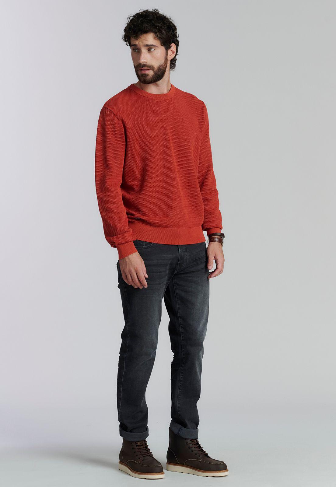 Sweater New York Fjs Brick-1