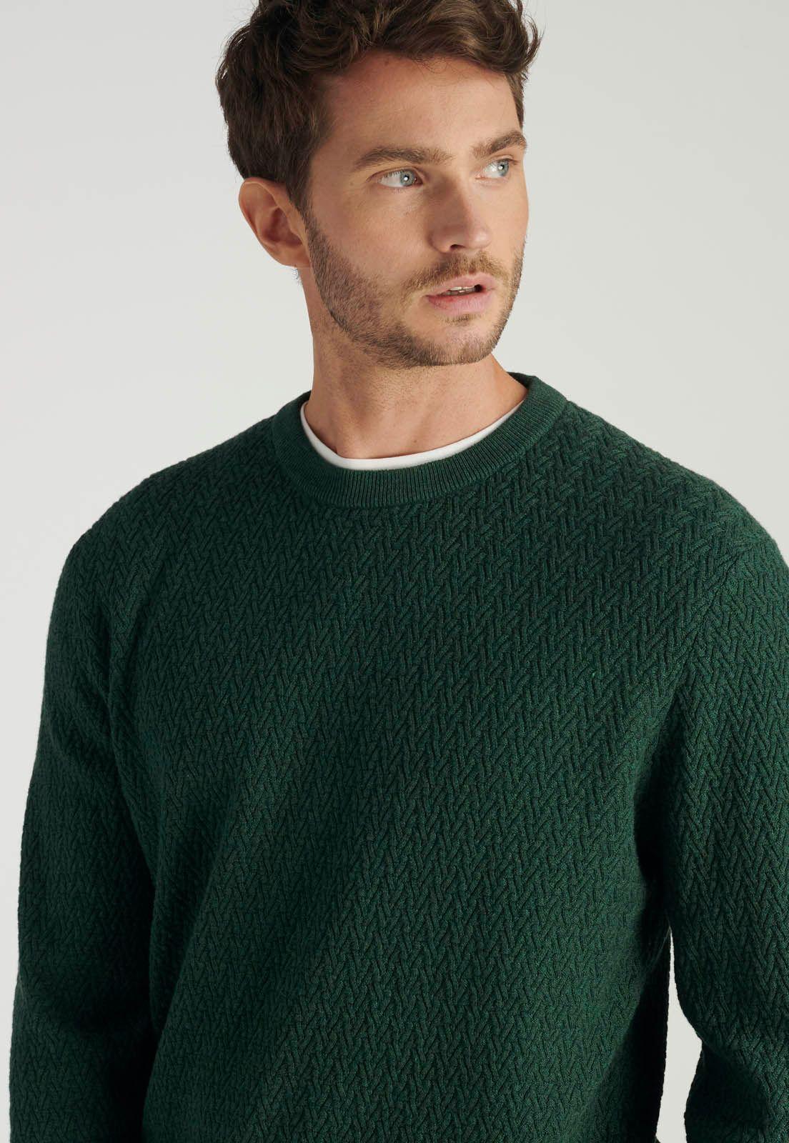 Sweater Leon Heritage Pine Melange-2