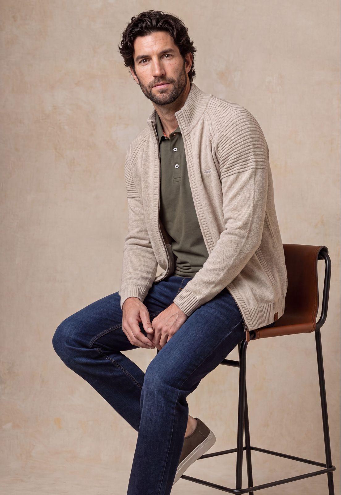 Sweater Boston Regular Beige-4