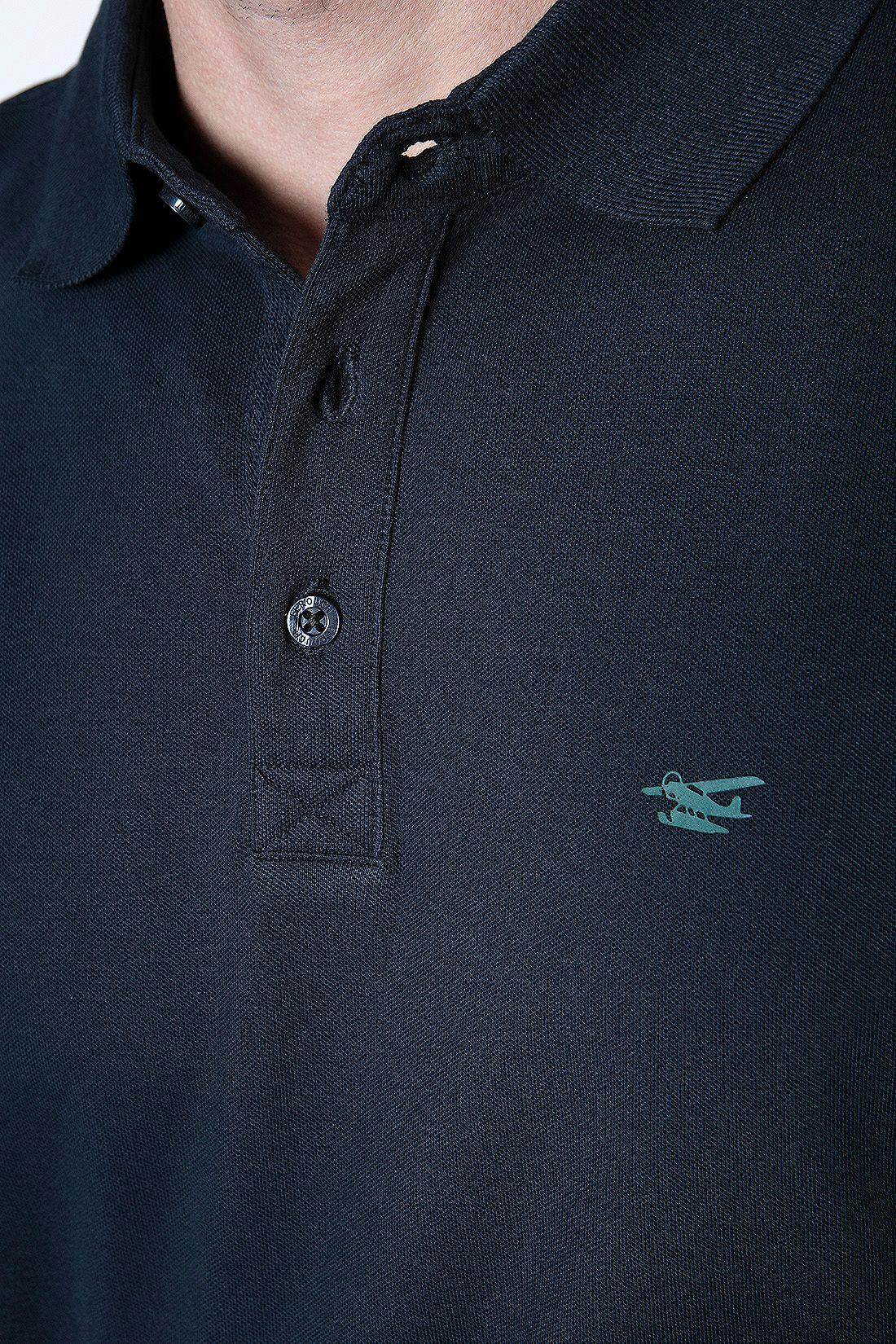 Polera Polo Ml Navy-4