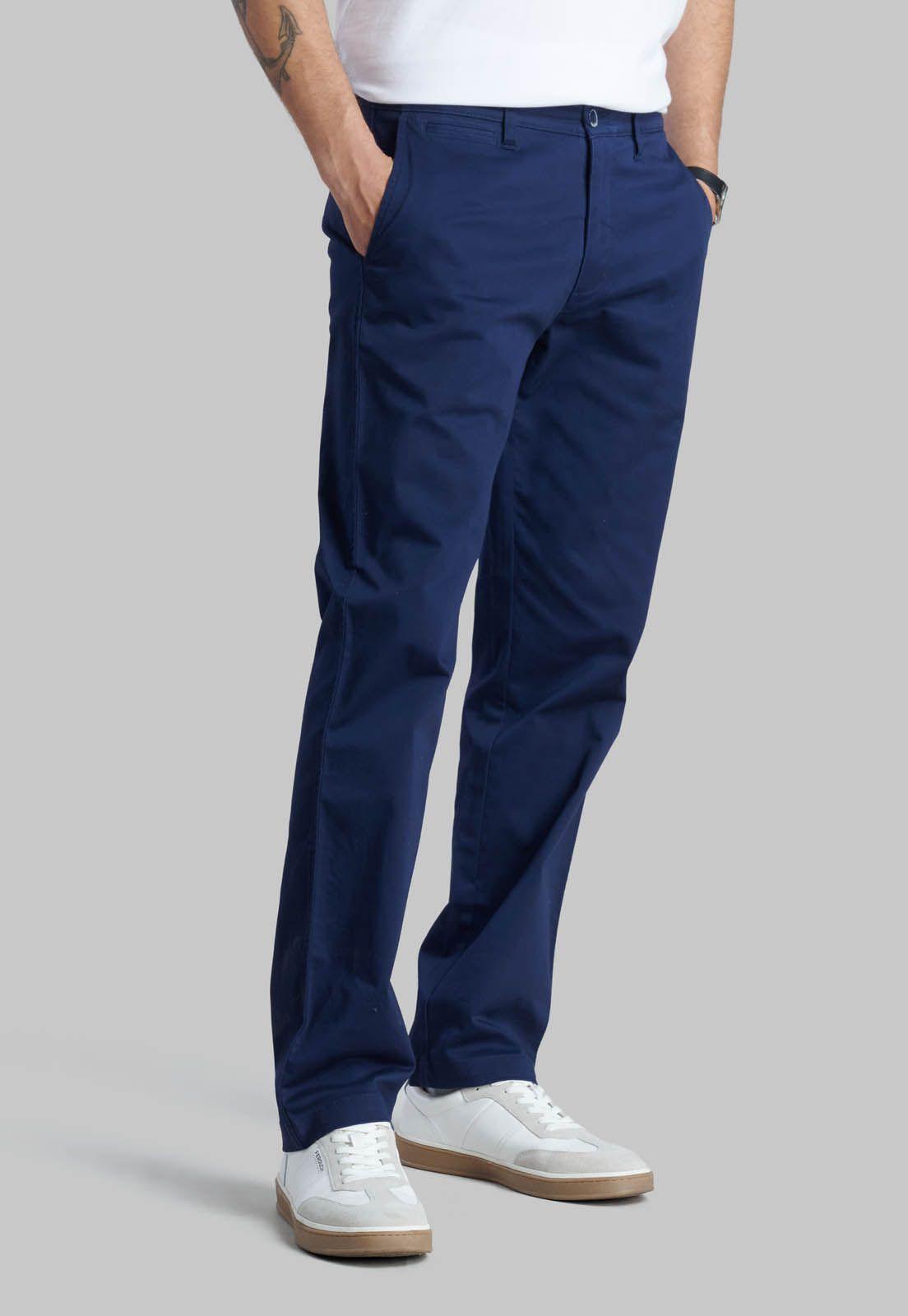 Pantalón Business Twill Without Pleats L/31 Dk.Blue-0