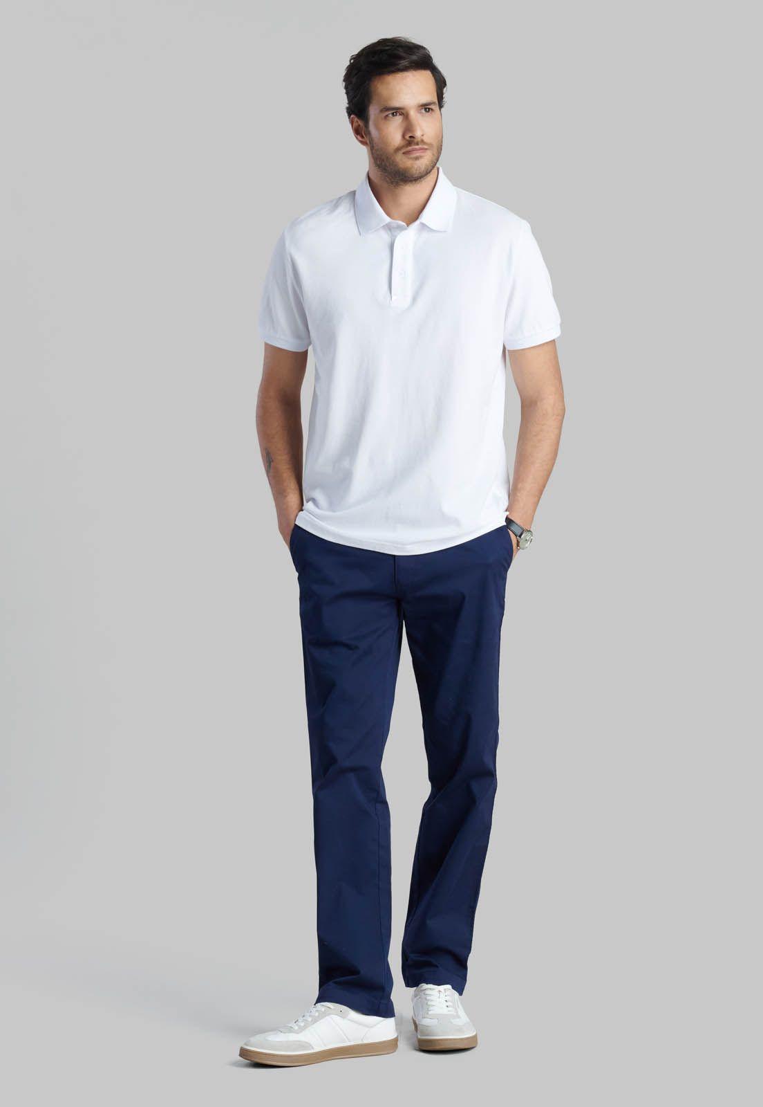 Pantalón Business Twill Without Pleats L/31 Dk.Blue-1
