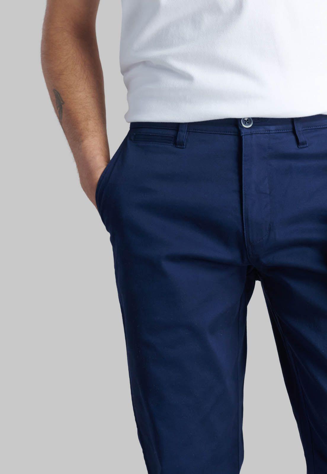 Pantalón Business Twill Without Pleats L/31 Dk.Blue-2