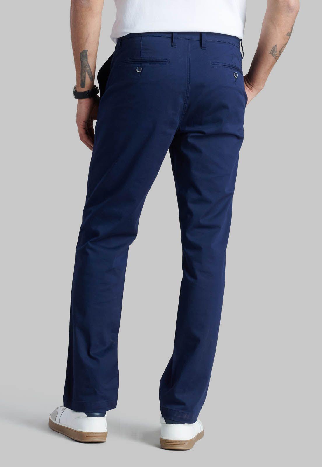 Pantalón Business Twill Without Pleats L/31 Dk.Blue-3