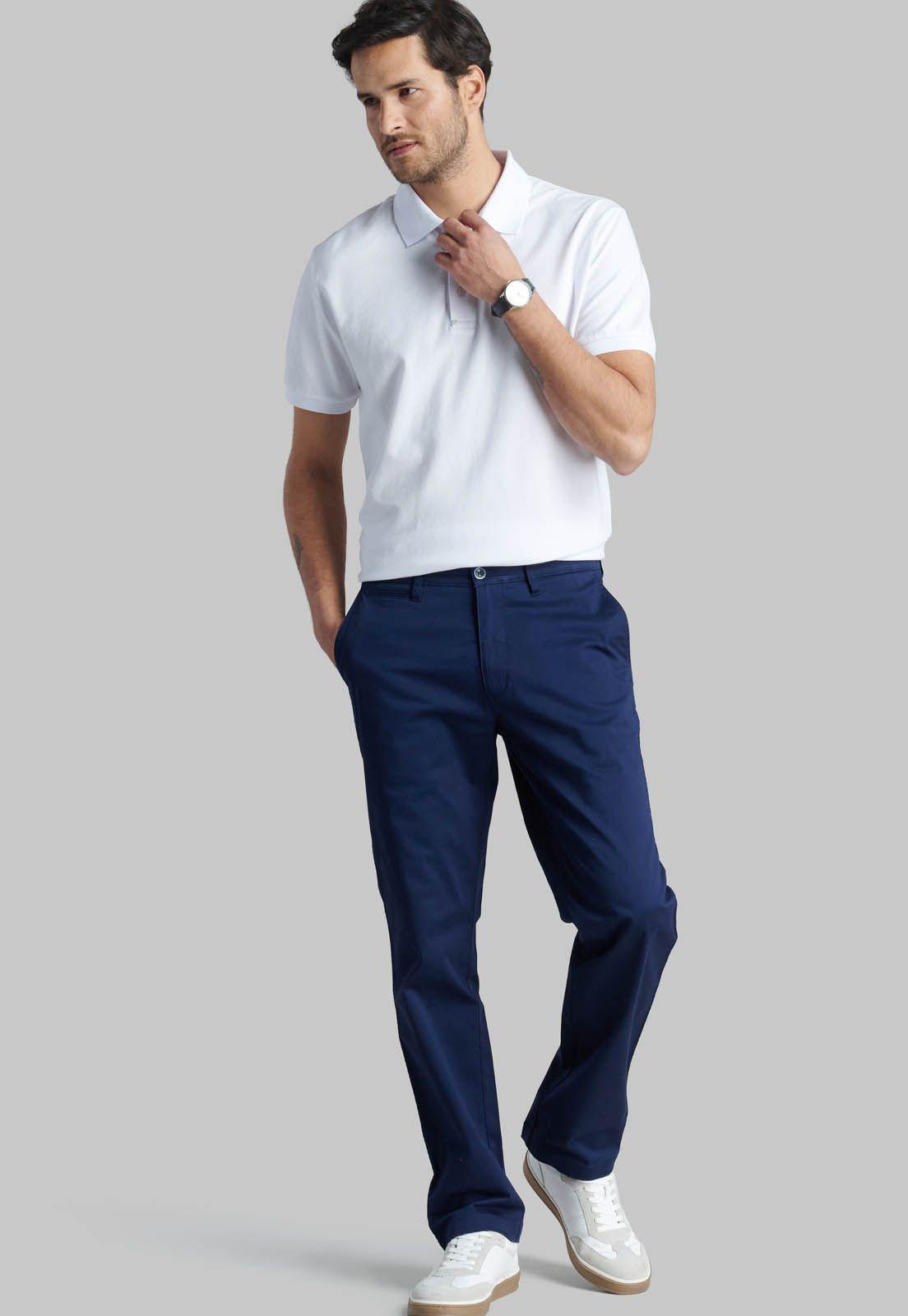 Pantalón Business Twill Without Pleats L/31 Dk.Blue-4