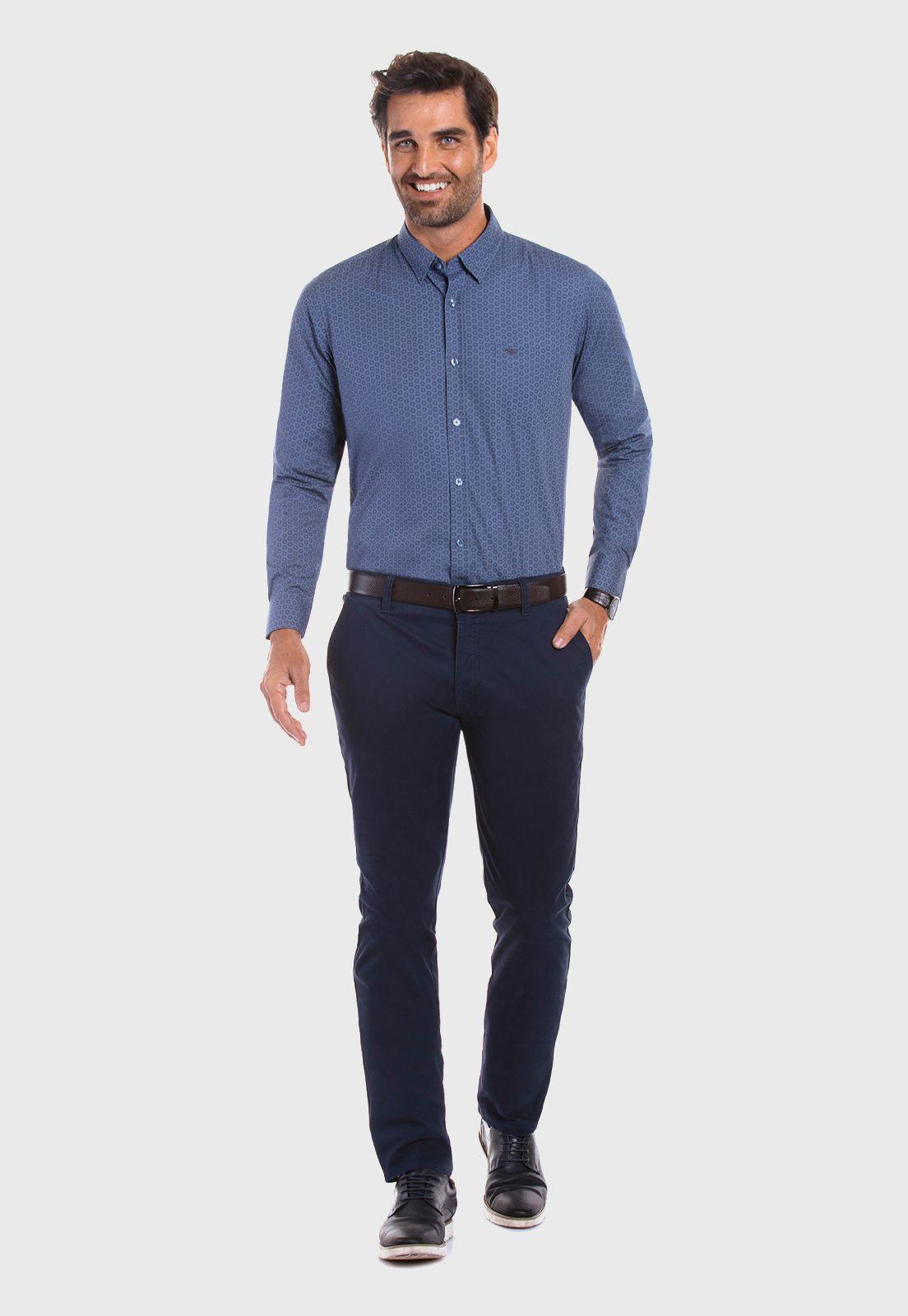 CAMISA BUSINESS FONTANA BLUE-1