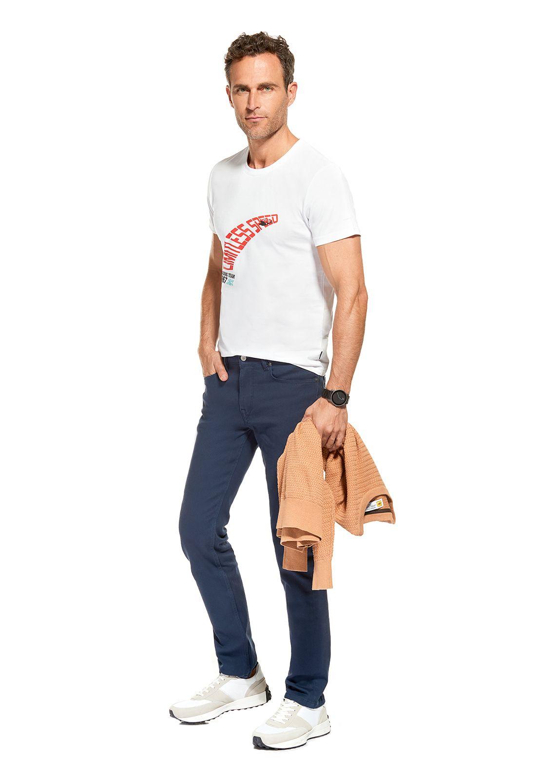 PANTALÓN 5 BOLSILLOS COTTON ALBERES NAVY-2