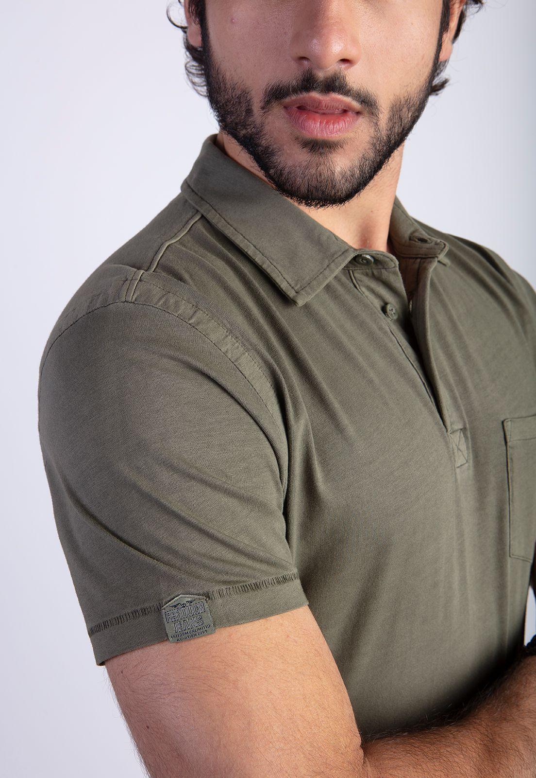 Polera Polo Lavada Orlando Military-3