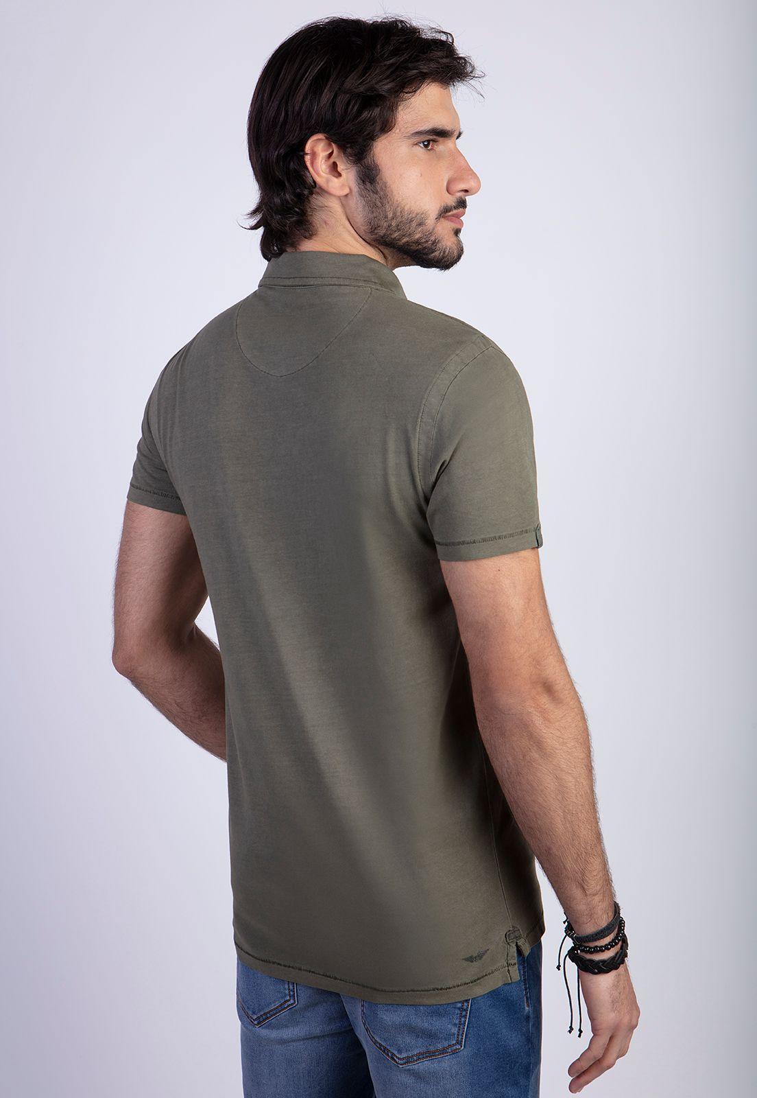 Polera Polo Lavada Orlando Military-1