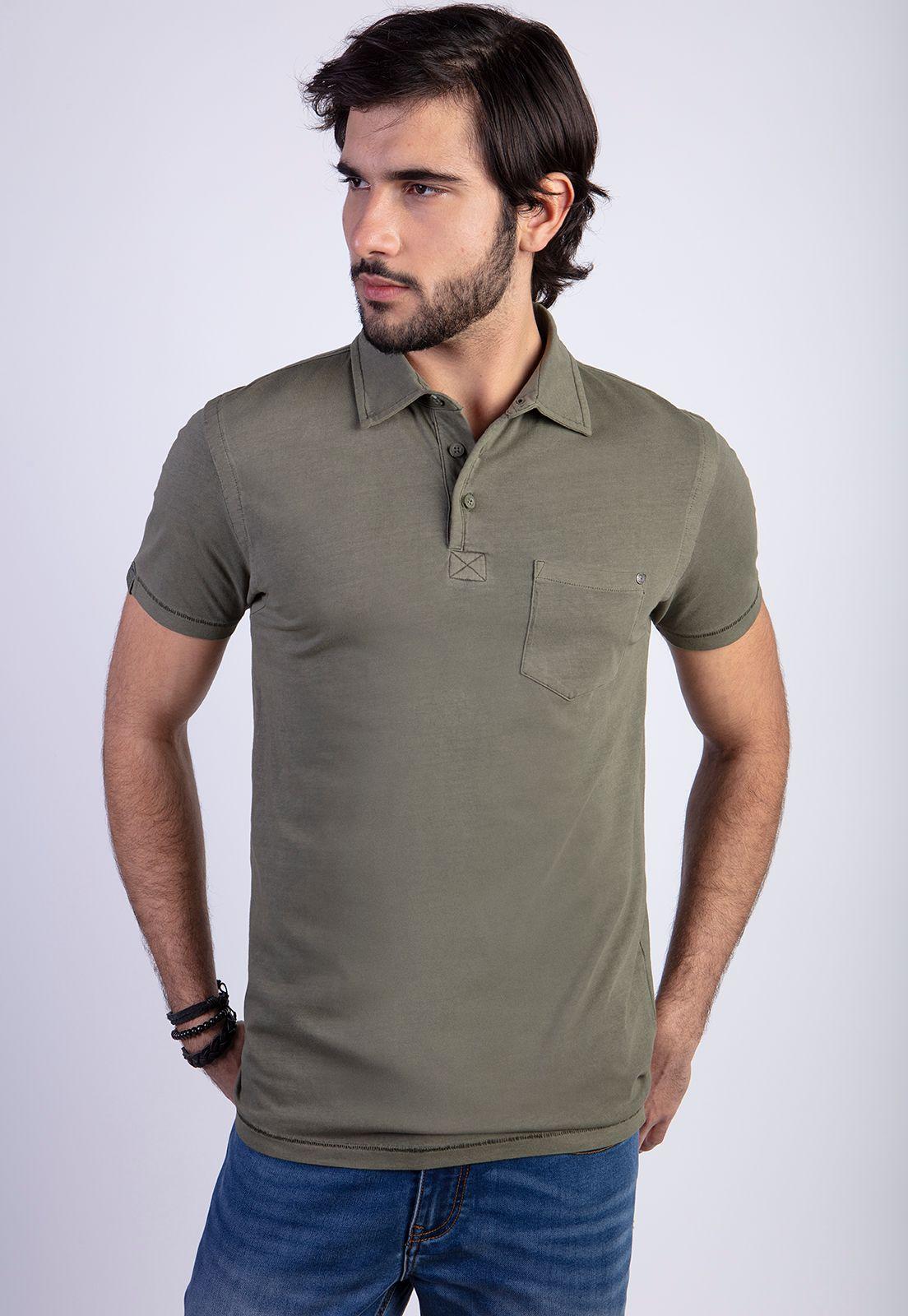 Polera Polo Lavada Orlando Military-0