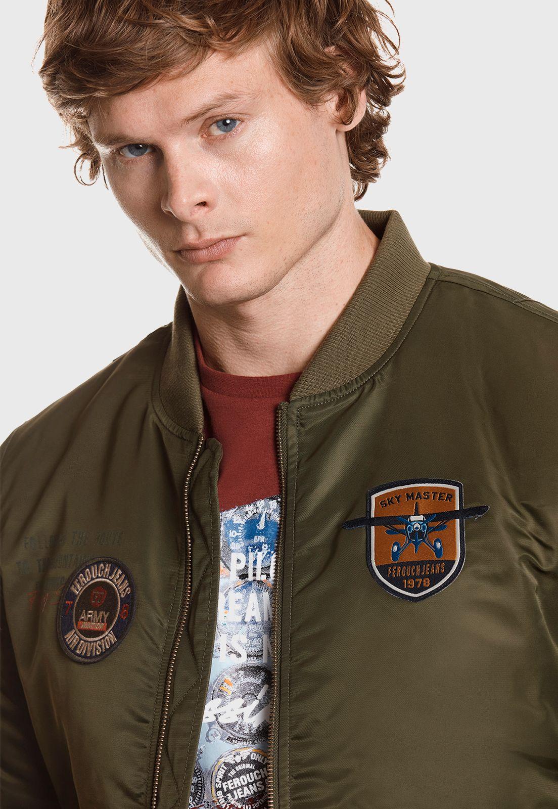Chaqueta  Pilot Con Parches Fj Military-3