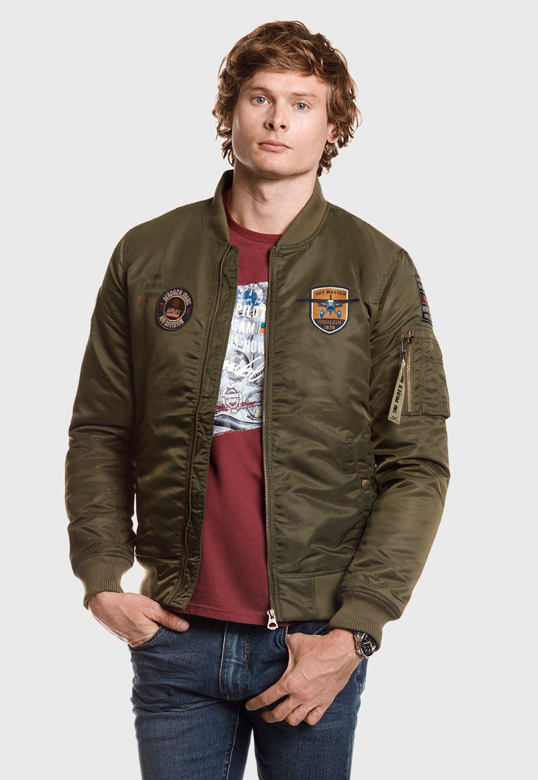 Chaqueta  Pilot Con Parches Fj Military-0