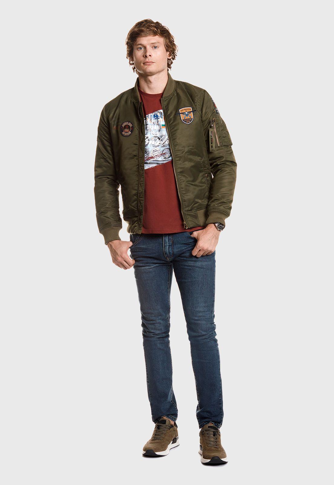 Chaqueta  Pilot Con Parches Fj Military-1