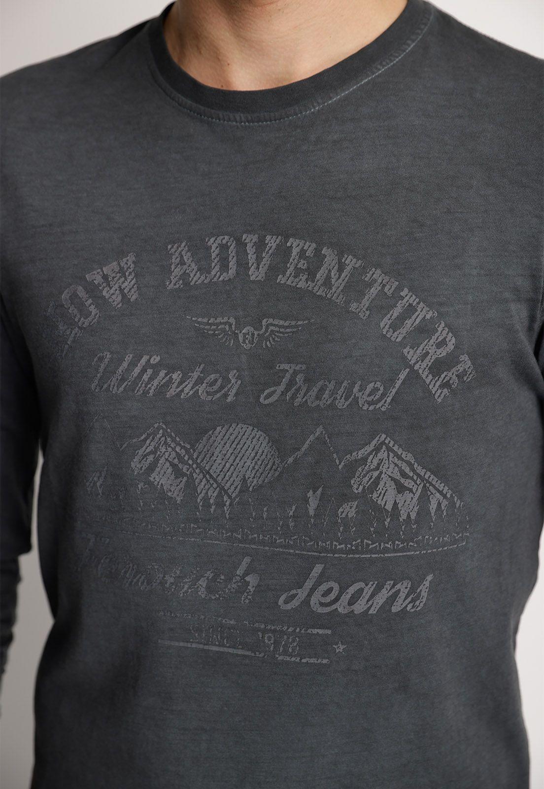 Polera Michigan Grafito-2