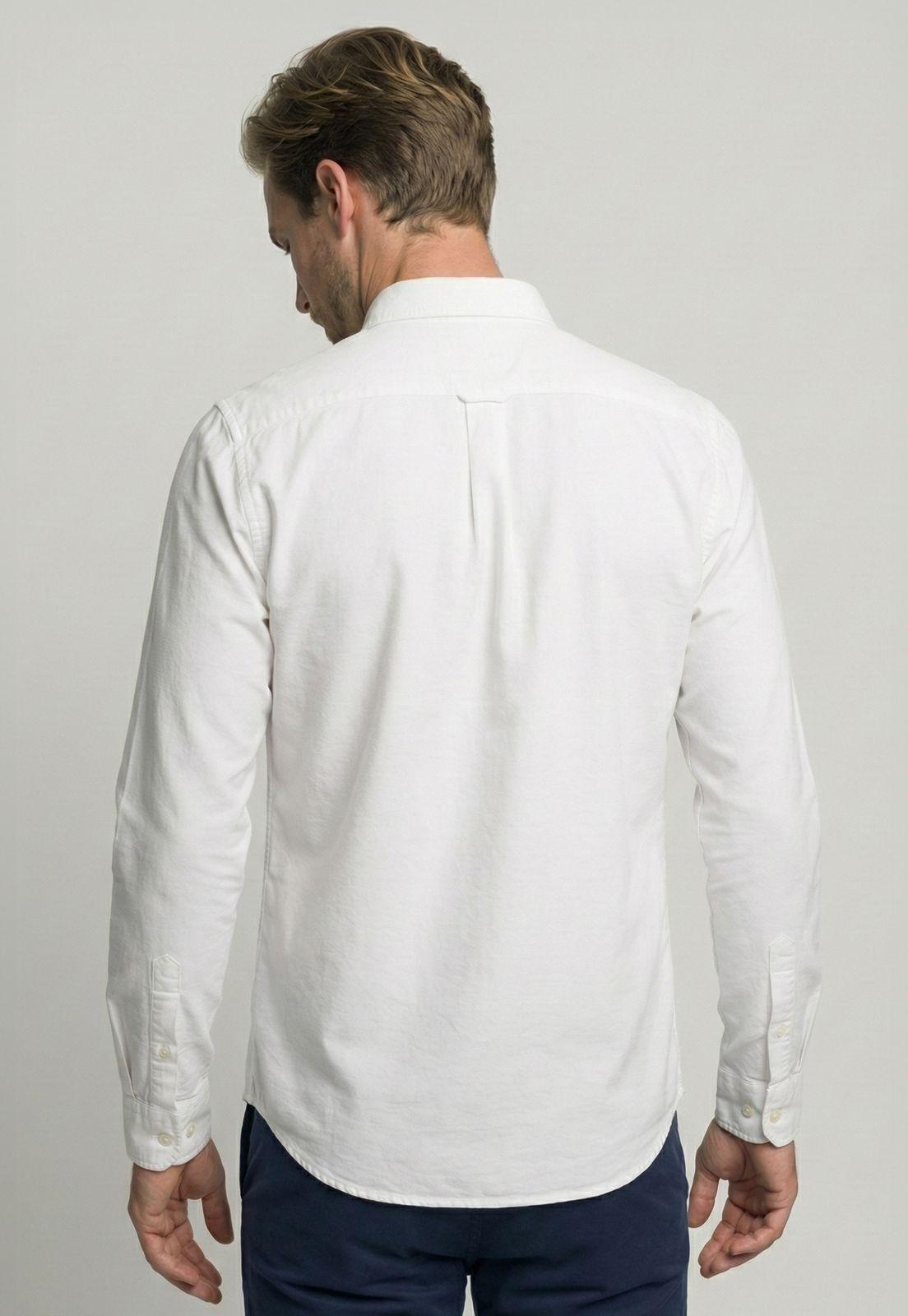 Camisa White Exeter Smart Down Neck-3
